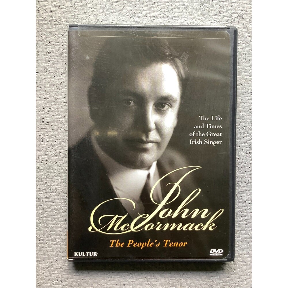 JOHN MCCORMACK: THE PEOPLE'S TENOR 1884-1945 DVD DOCUMENTARY, LIFE & CAREER, LN